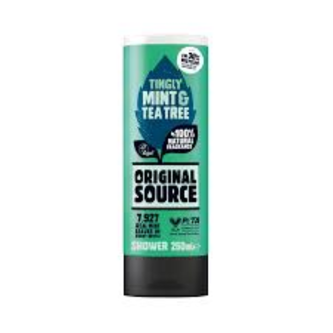 ORIGINAL SOURCE TINGLY MINT N T/TREE SHOWER GEL 250ML